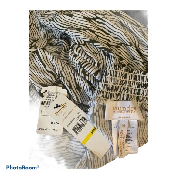 New Laundry By Shelli Segal Off the Shoulder Top M - Picture 11 of 11